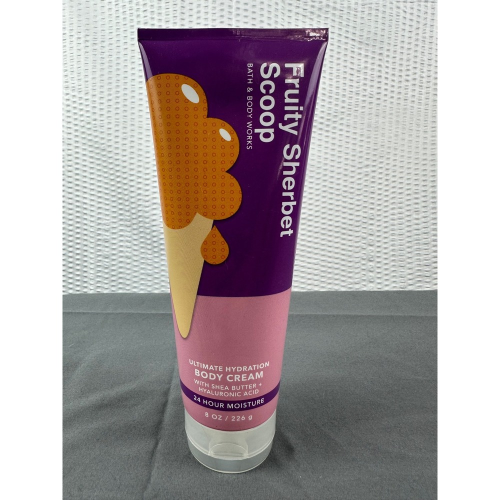 BATH & BODY WORKS~FRUITY SHERBET SCOOP Shea Butter + Hyaluronic Acid Body Cream